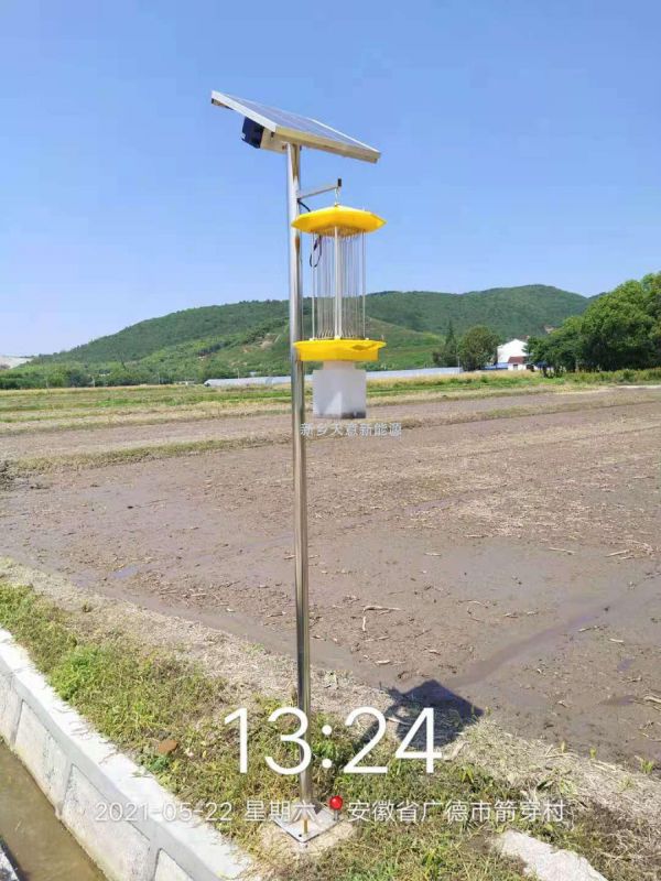 各地農(nóng)業(yè)農(nóng)村局紛紛引進天意太陽能殺蟲燈、自動蟲情測報燈